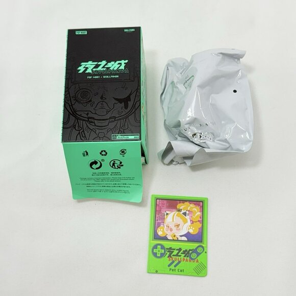 Authentic Pop Mart Skullpanda Pet Cat Girl Figure Toy Unopened Box Sealed Card - Picture 1 of 10